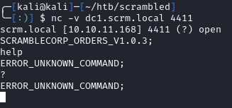 scrambled orders app