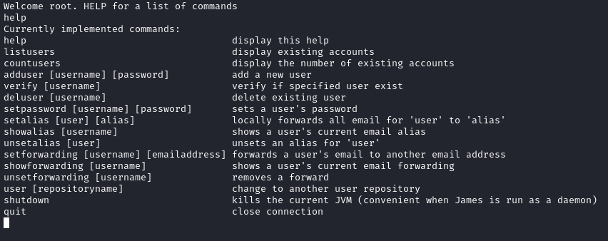 help command