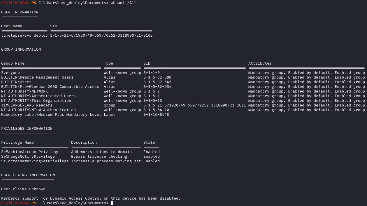 Timelapse - HackTheBox | amartinsec